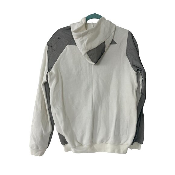 QBISM Quentin Nghiem Vintage Denim Patchwork Zip Up Hoodie Sz M NEW - Picture 7 of 10